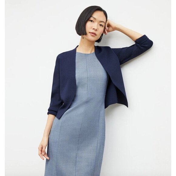 MM Lafleur Sweaters - MM Lafleur NWT The Sant Ambroeus Jardigan in Navy Size +1 or XL